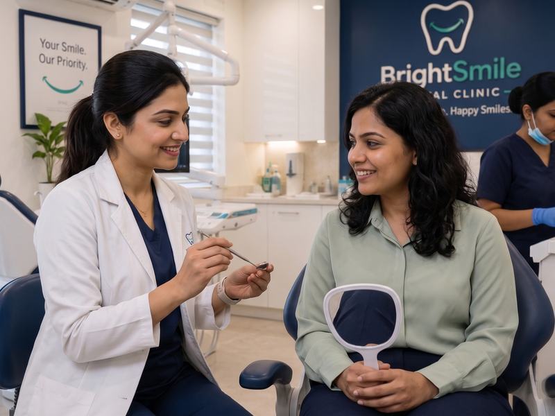 Clinic atmosphere at BrightSmile Dental Clinic